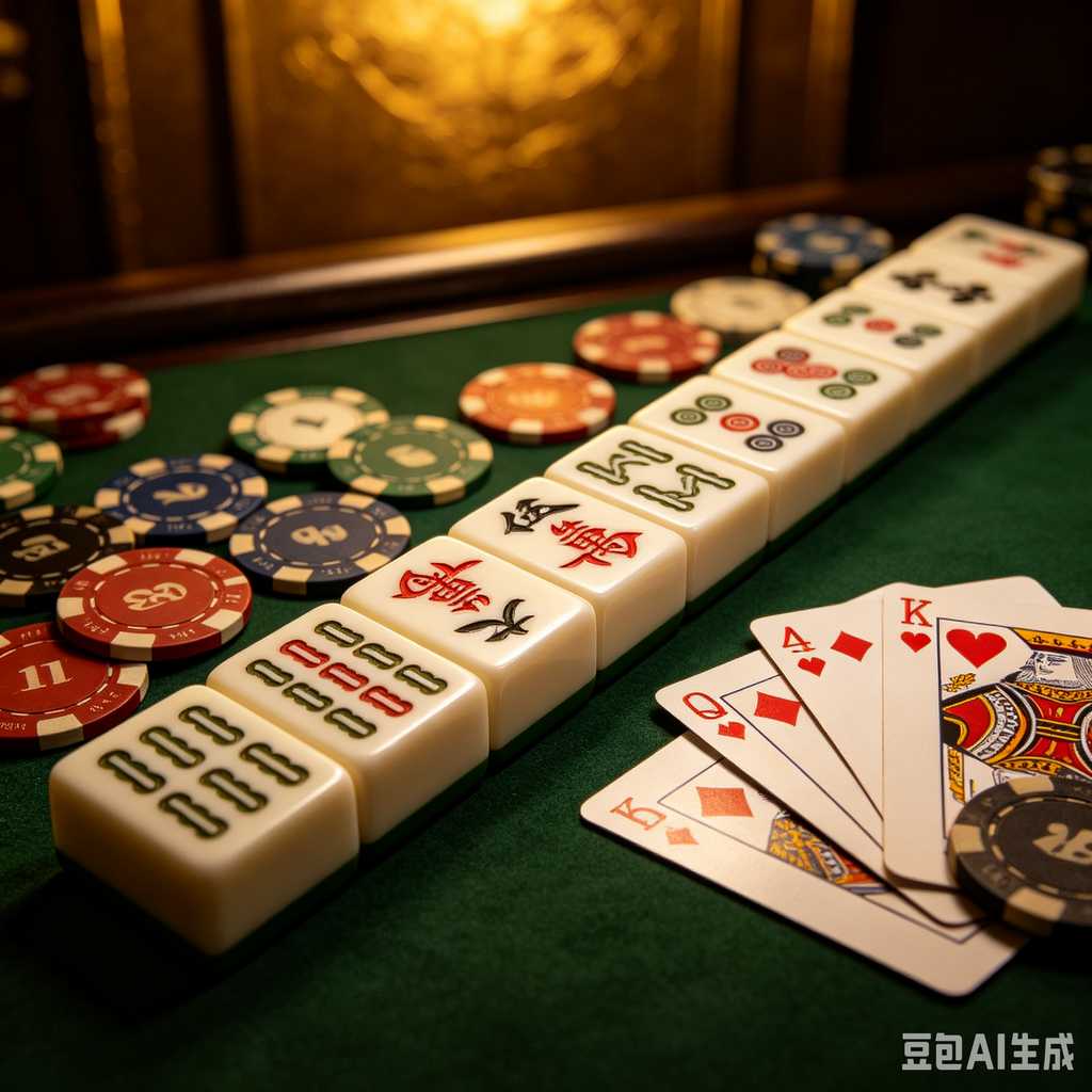classic oriental board game mahjong